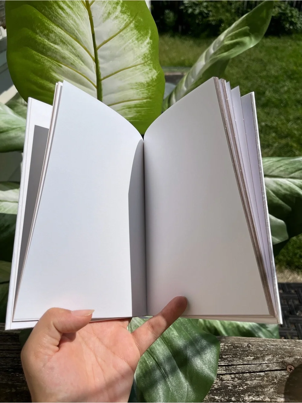 Dior white notebook